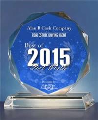 Alan B. Cash Best of Fort Worth Award 2015