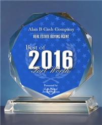 Alan B. Cash Best of Fort Worth Award 2016
